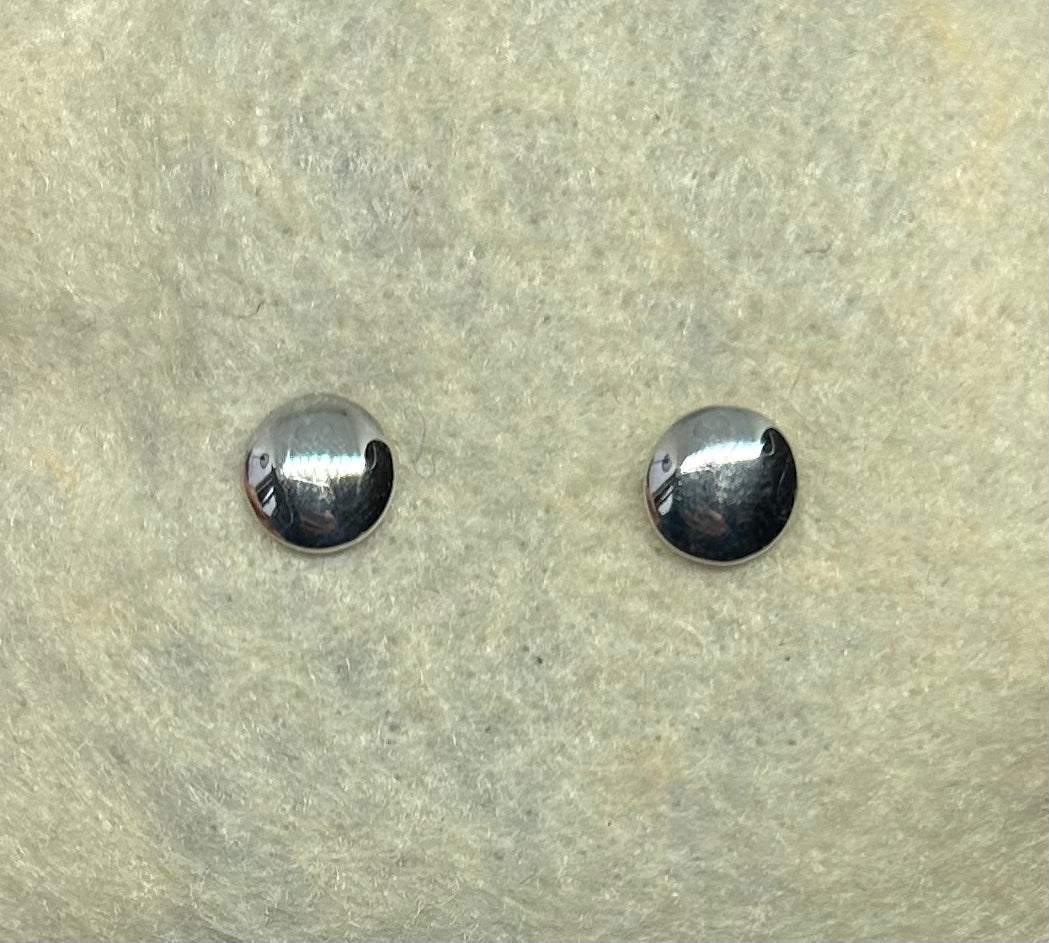 Ohrstecker "Kreis 3", Silber