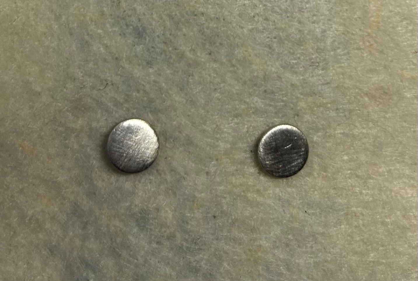 Ohrstecker "Kreis 2", Silber