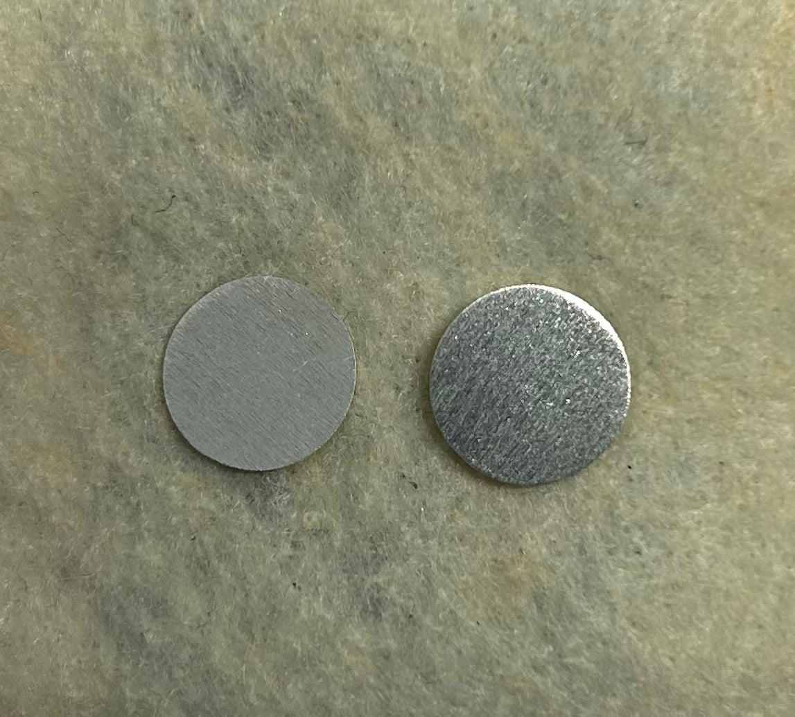 Ohrstecker "Kreis 6", Silber