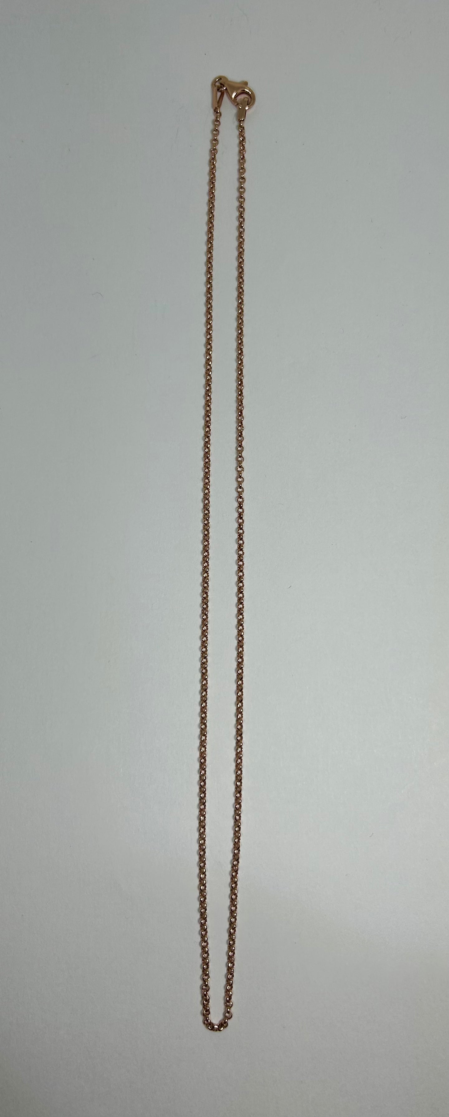 Erbskette, rosévergoldet, Ø 1,8 mm