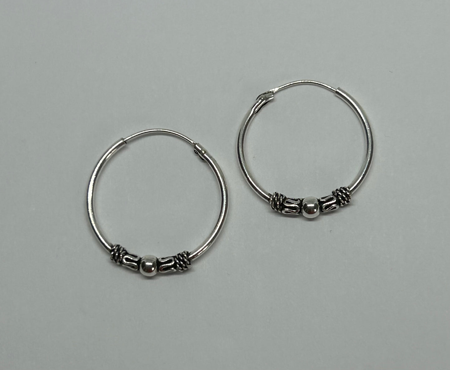 Verzierte Creole, 54 - Silber