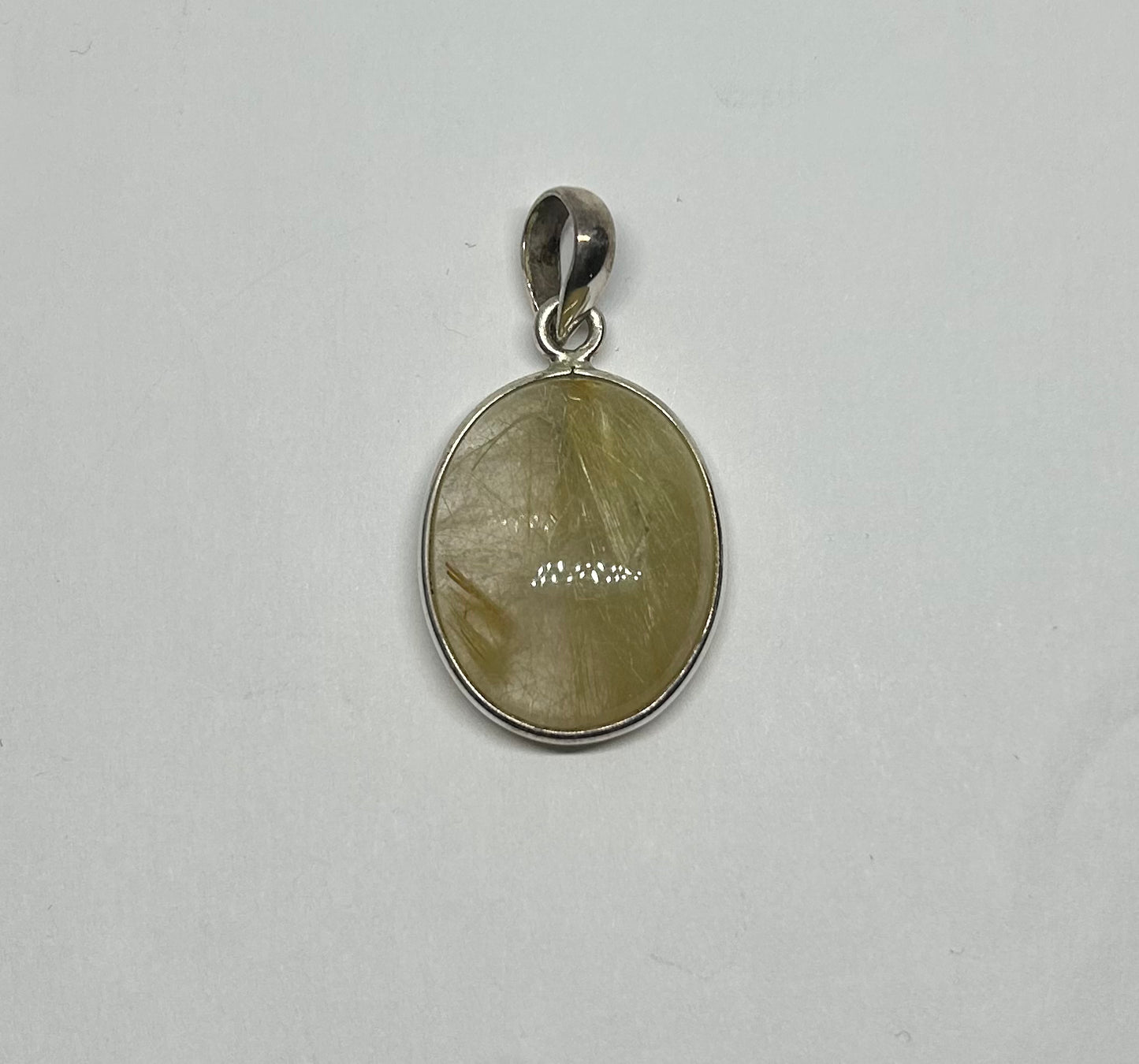 Anhänger "Rutilquarz", Silber