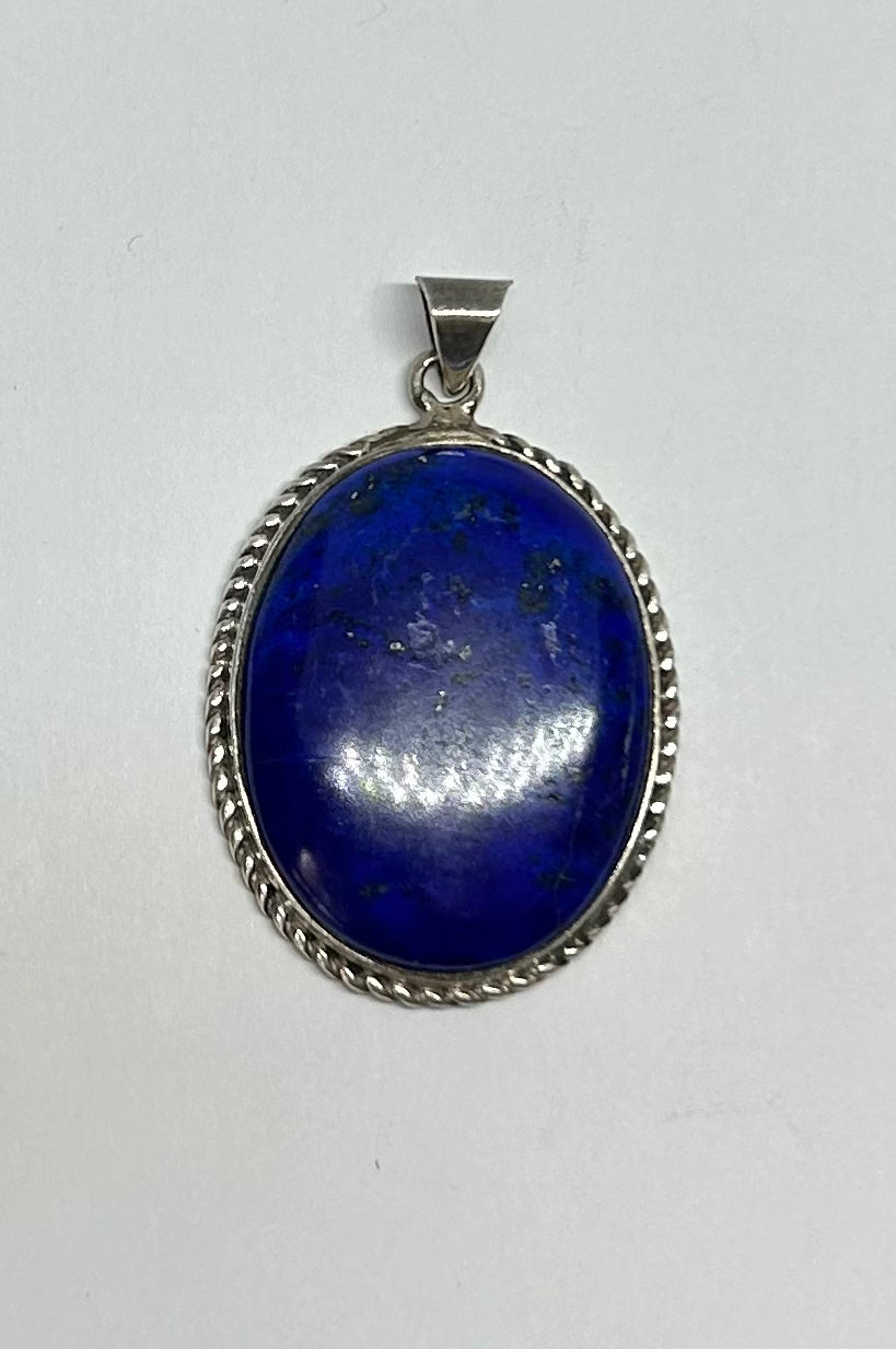 Anhänger "Lapislazuli", Silber
