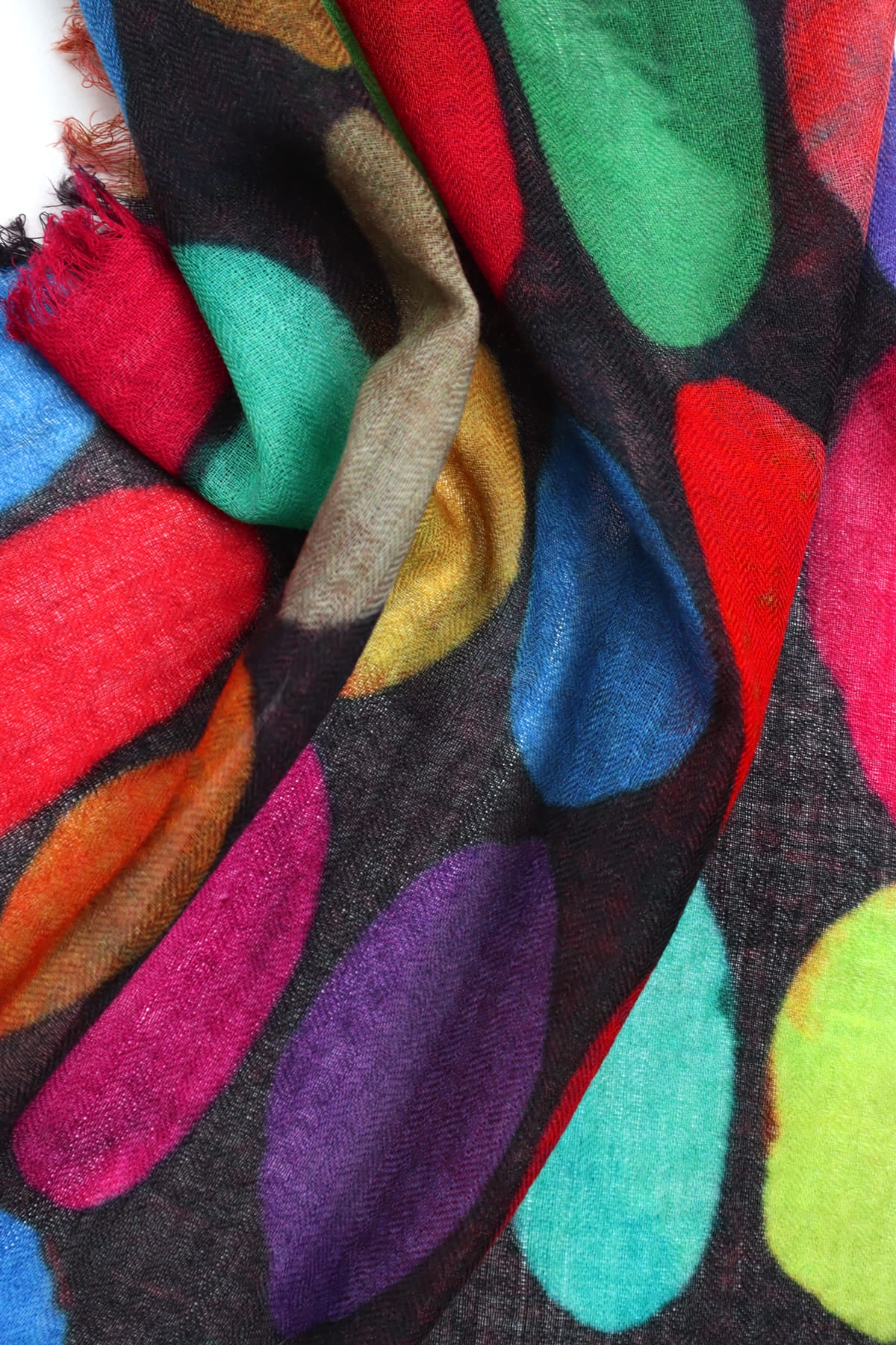 Schal PHILLINE - Farbe cello - 100% Schurwolle