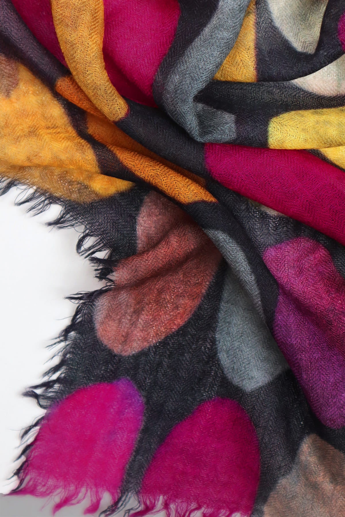 Schal PHILLINE - Farbe oboe - 100% Schurwolle