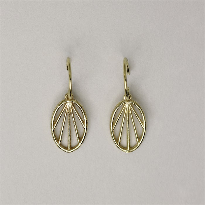 Ohrhänger, vergoldet