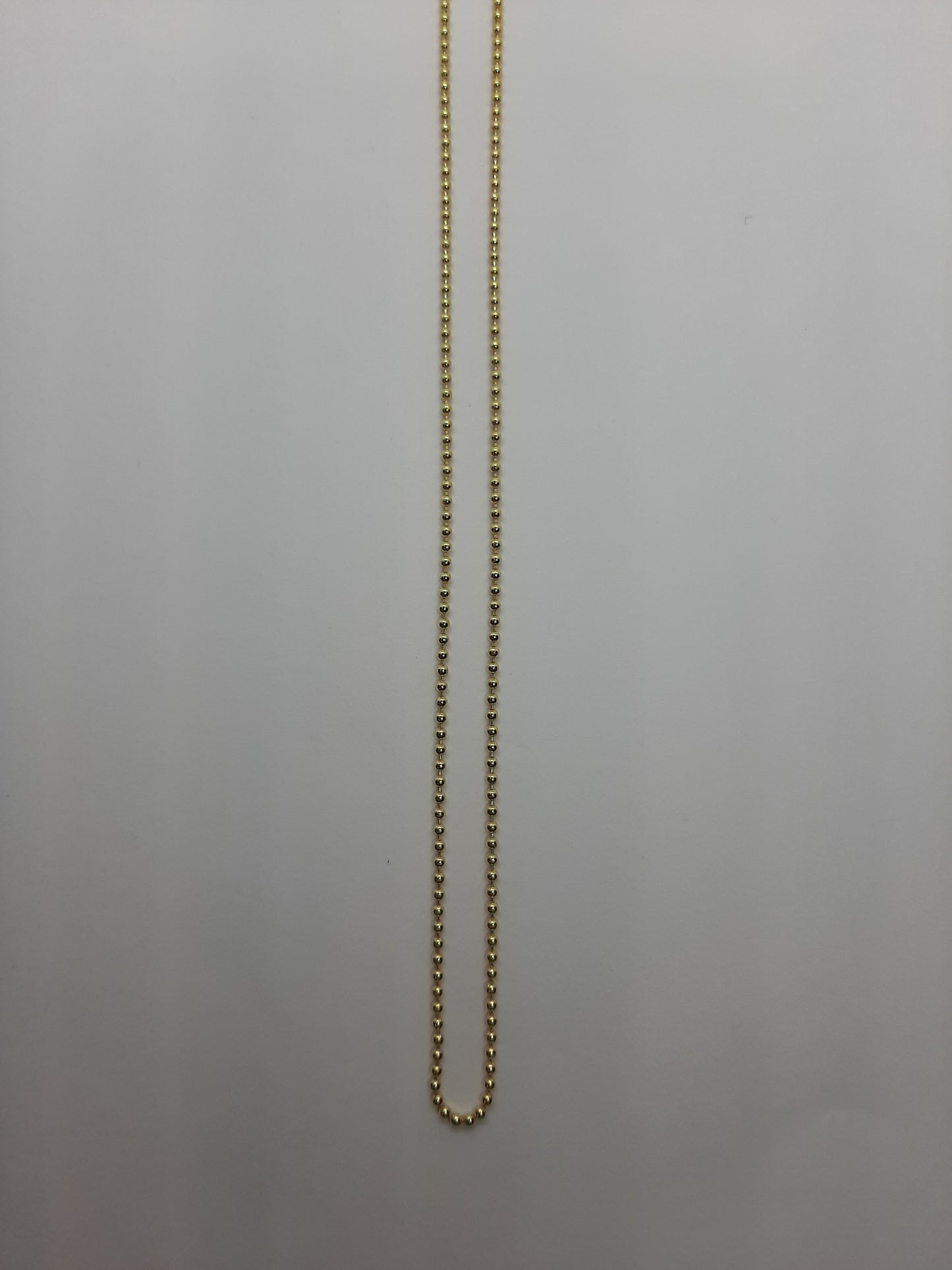 Kugelkette, vergoldet, Ø 1,2 mm