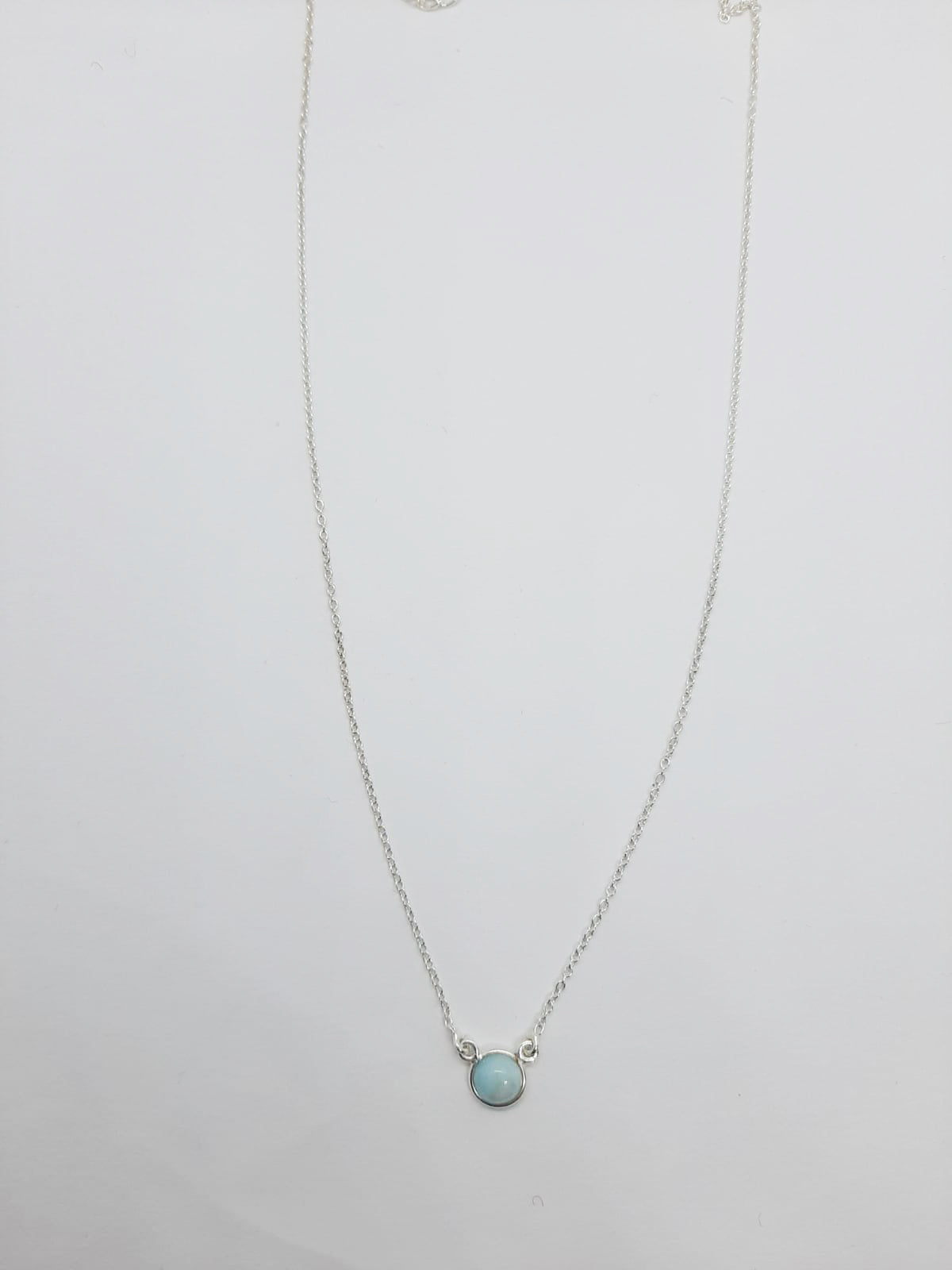 Kette "Larimar", Silber