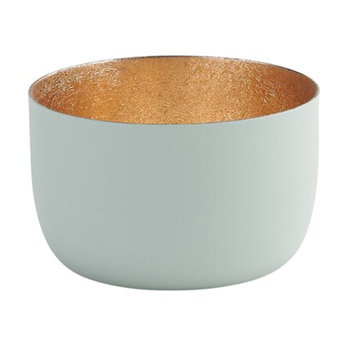 Windlicht MADRAS klein - 1092503078 - pastellblau/gold