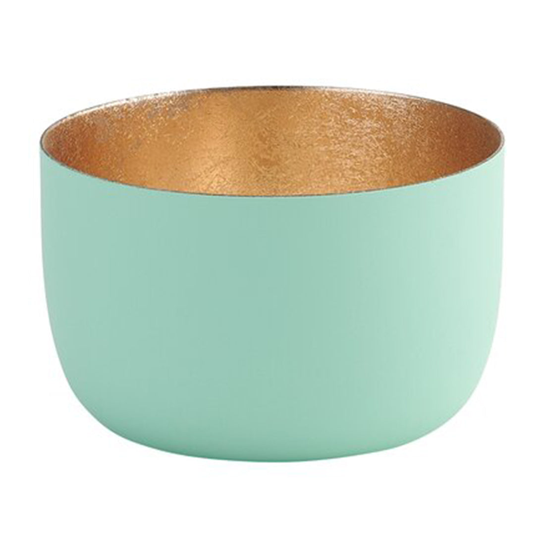 Windlicht MADRAS klein - 1092503090 - aqua/gold