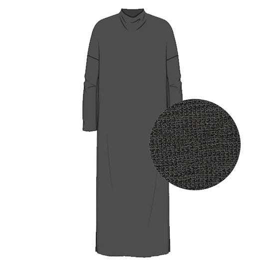 Kleid mit lockerem Rollkragen - 7022