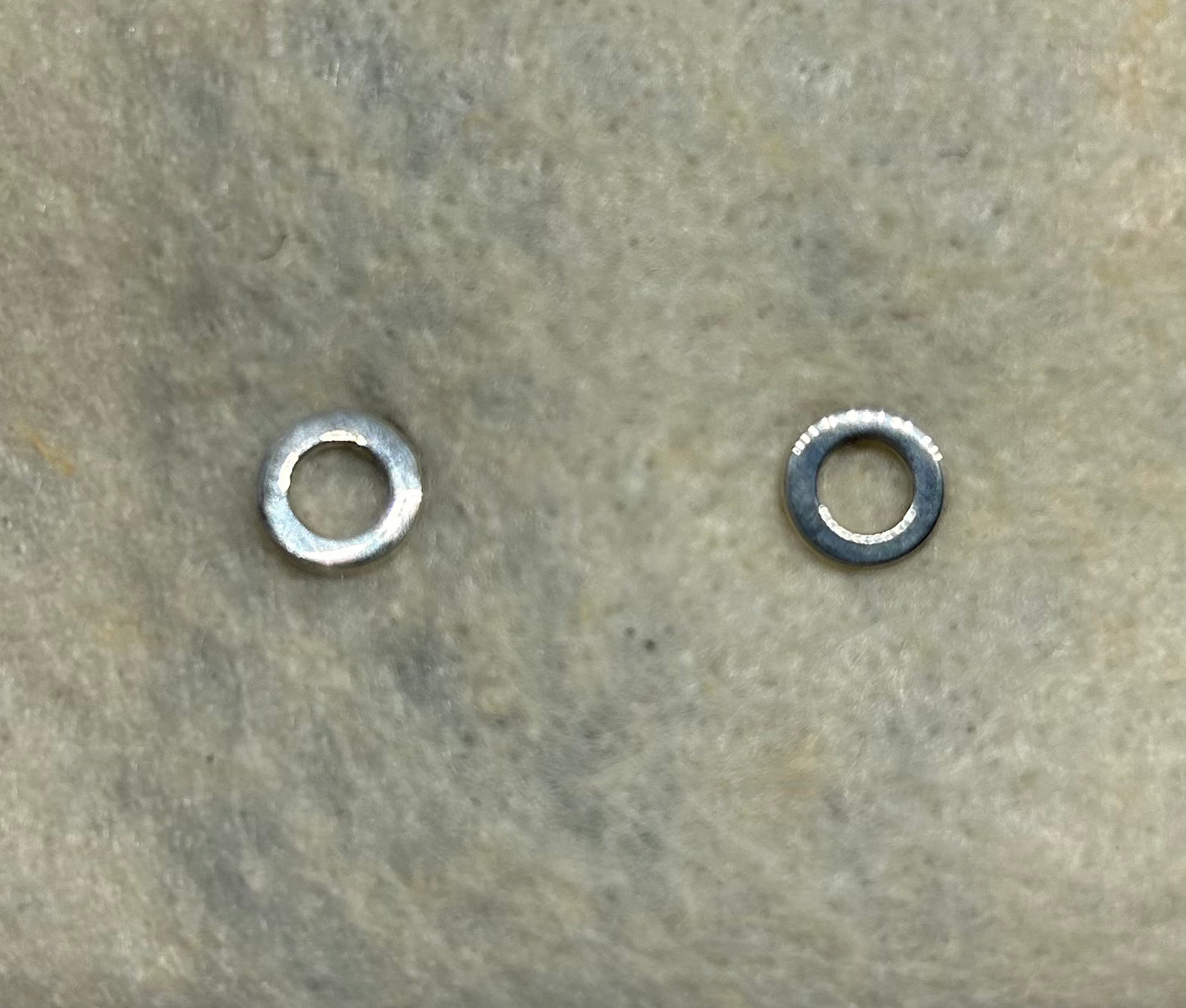 Ohrstecker "Ring 1", Silber