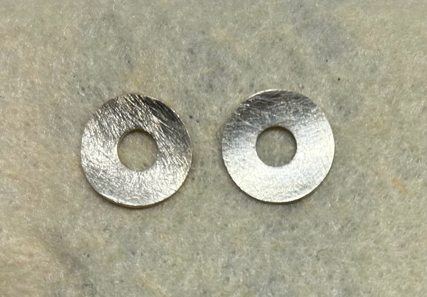 Ohrstecker "Ring 4", Silber