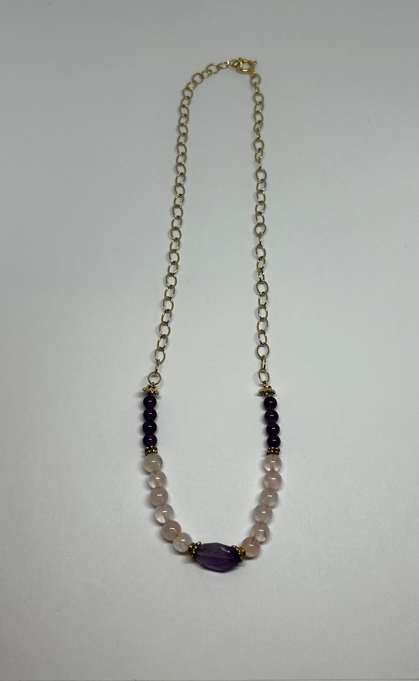 Kette "Amethyst" N, vergoldet