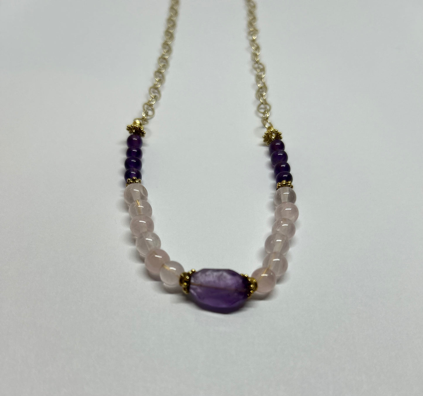 Kette "Amethyst" N, vergoldet