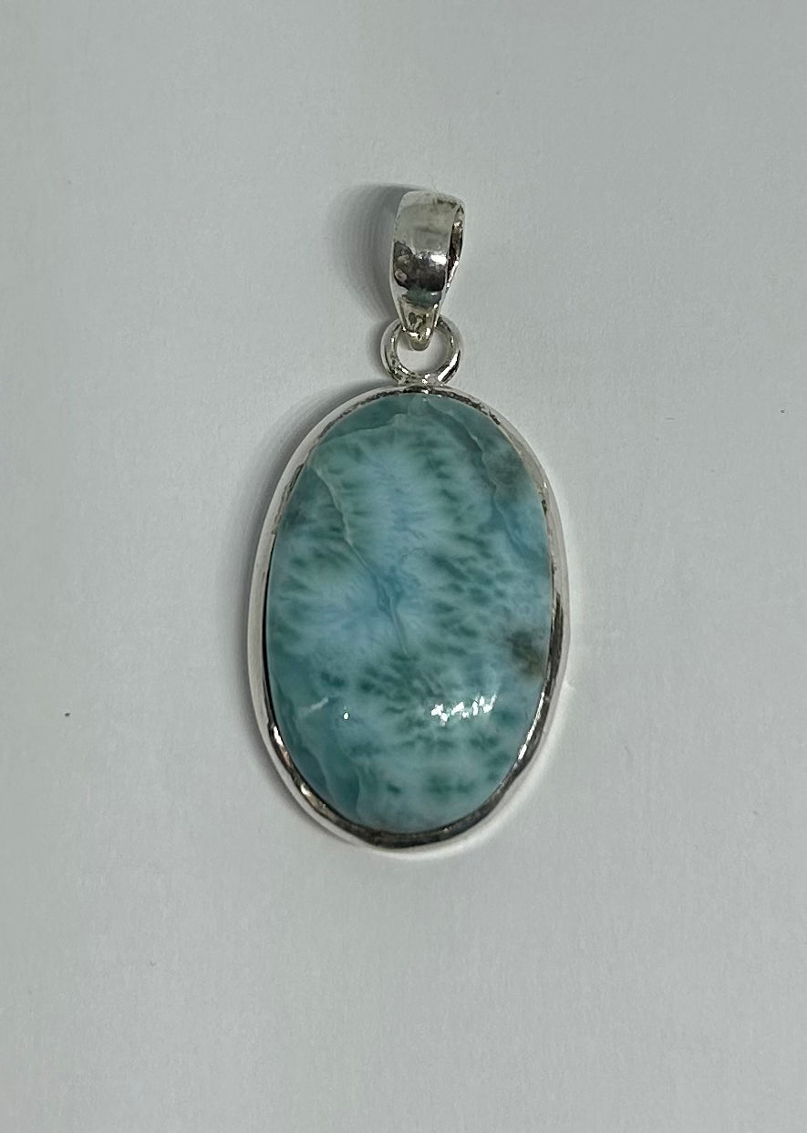 Anhänger "Larimar", Silber