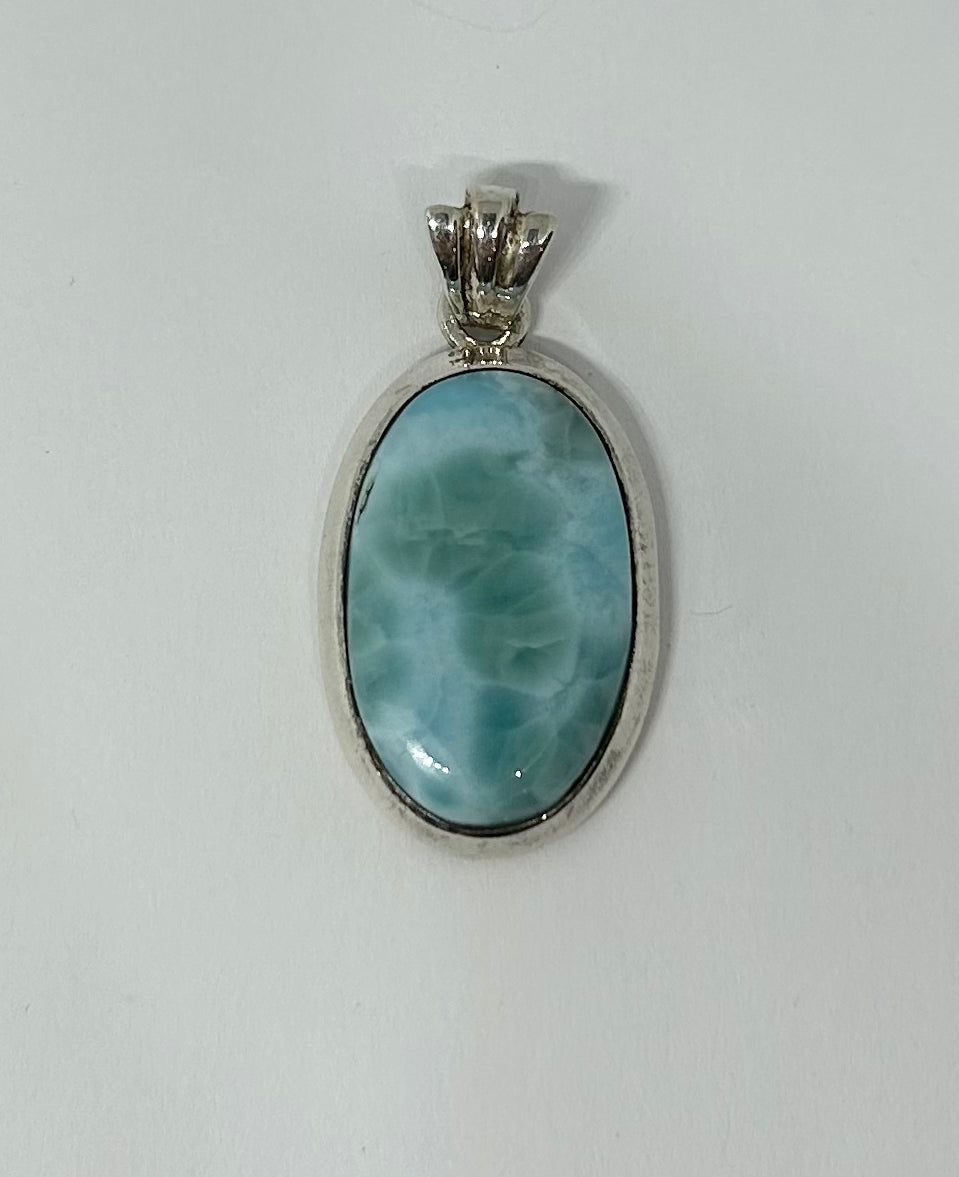 Anhänger "Larimar", Silber