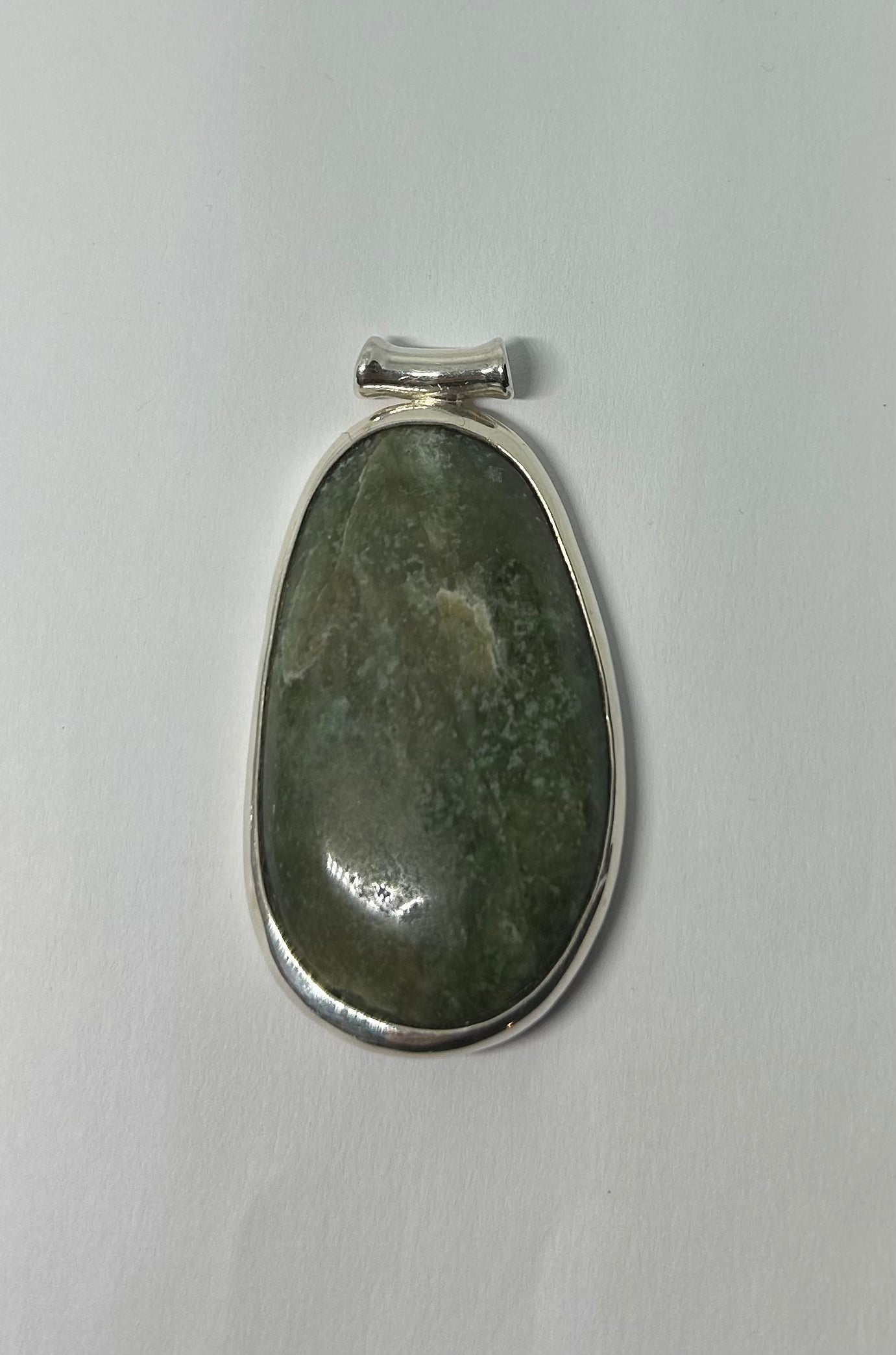 Anhänger "Jade", Silber