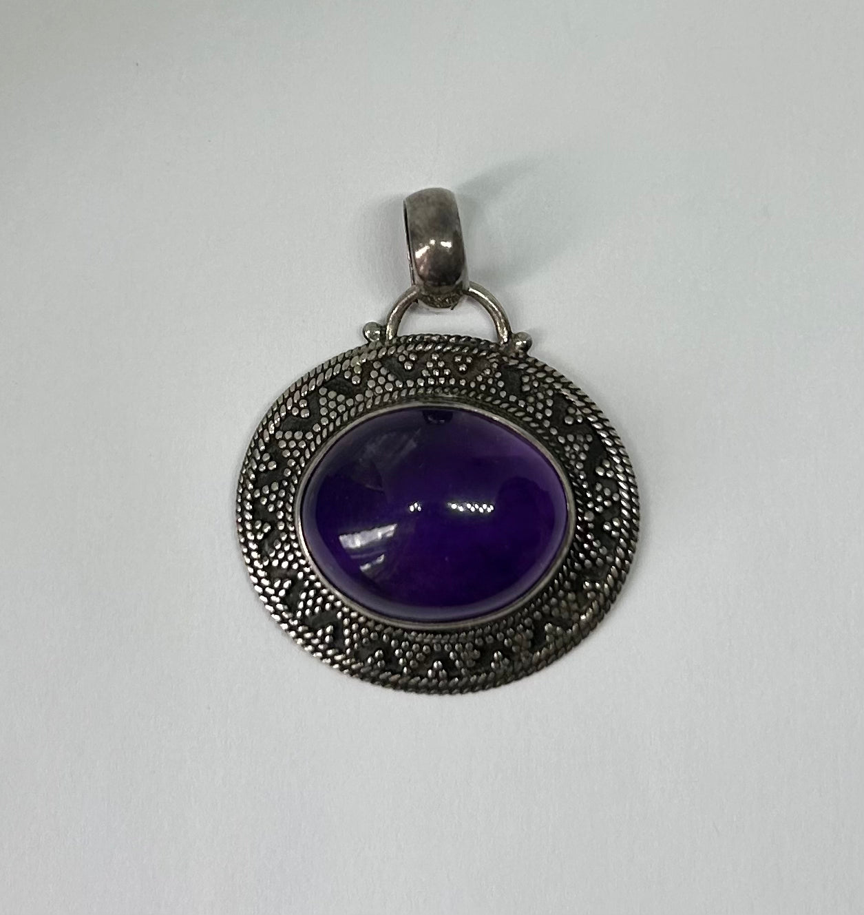 Anhänger "Amethyst", Silber