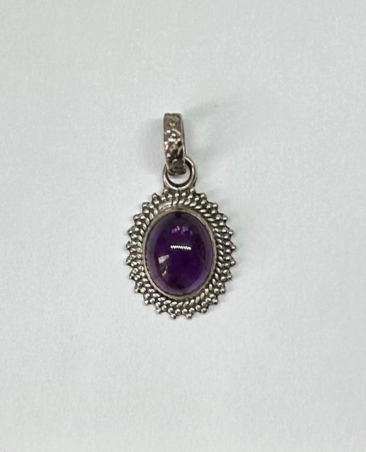 Anhänger "Amethyst", Silber