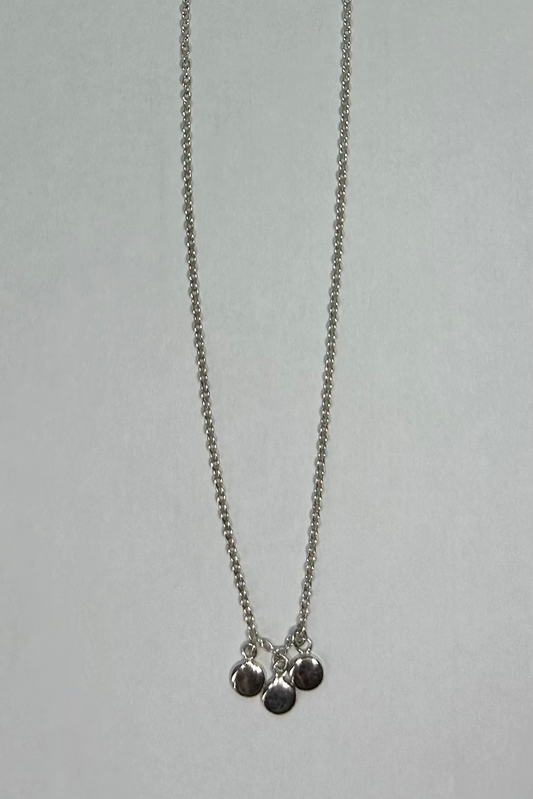 Kette "Blättchen", Silber