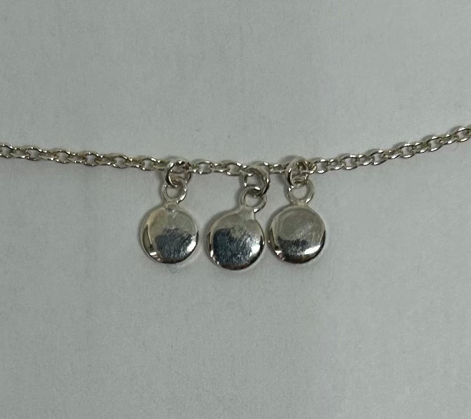 Kette "Blättchen", Silber