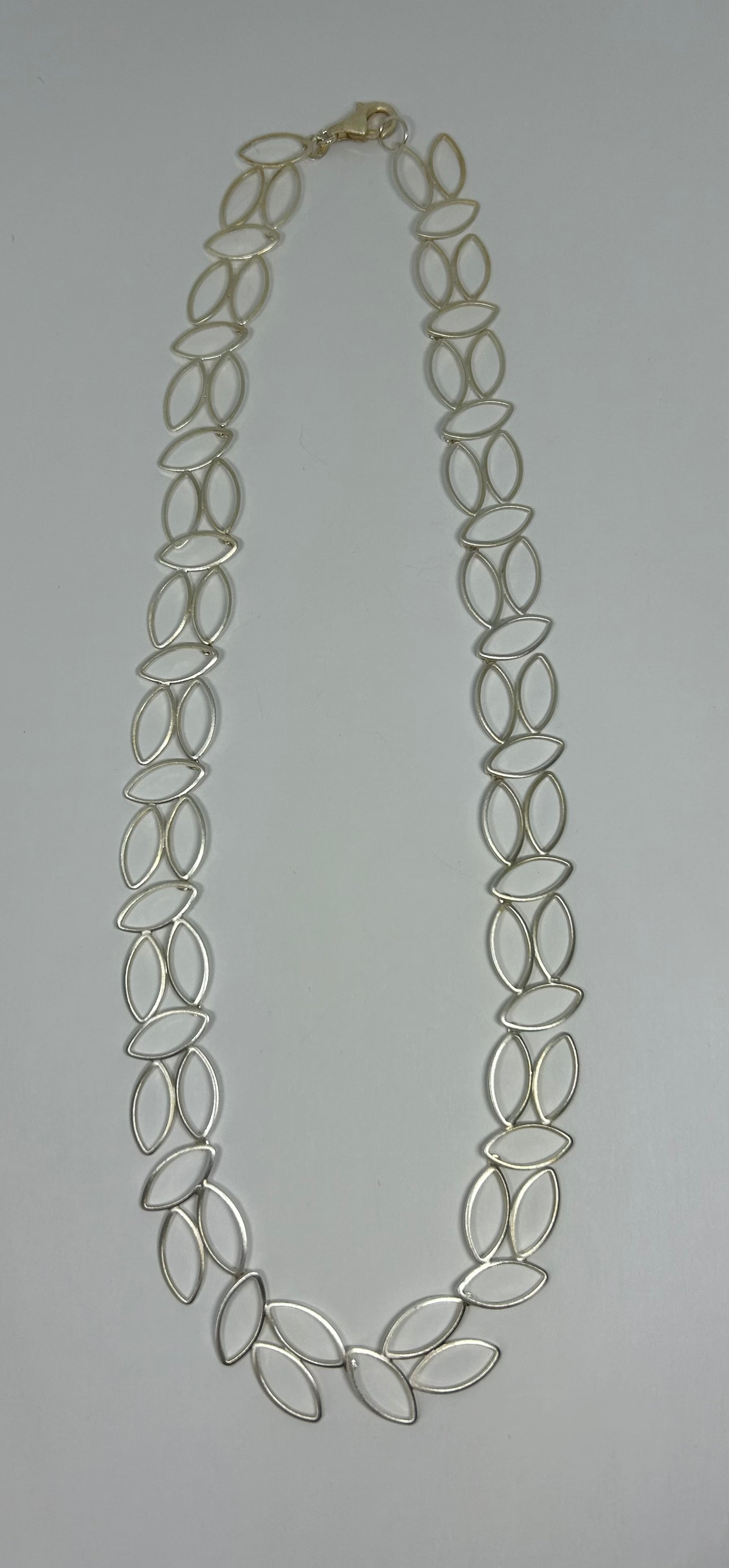 Collier "konvexe Elemente" , Silber