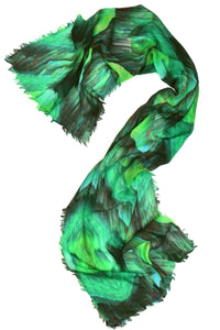 Schal FRIEDA - Farbe trick - 100% Schurwolle