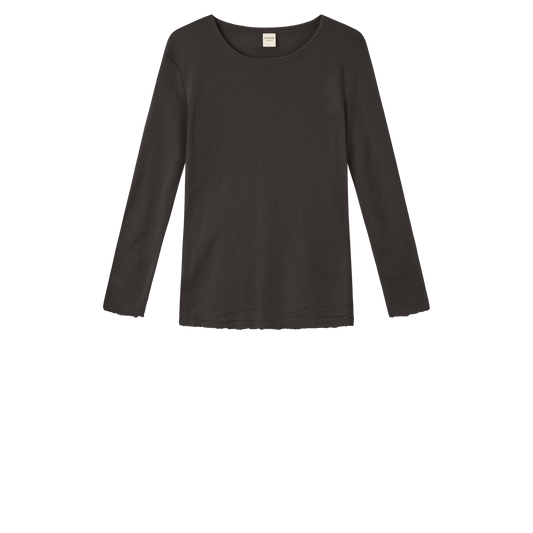 Langarm-Shirt aus Merinowolle - 4002