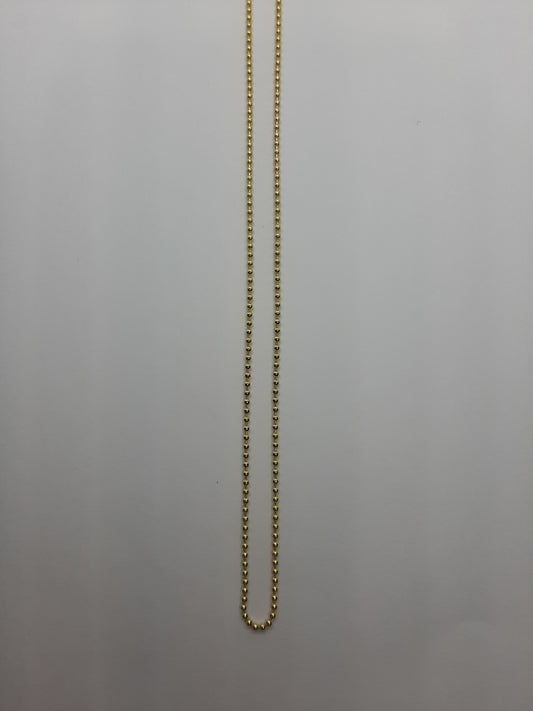 Kugelkette, vergoldet, Ø 2,2 mm