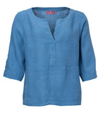Laden Sie das Bild in den Galerie-Viewer, Blusenshirt Leinen 36221 - 2 Farben
