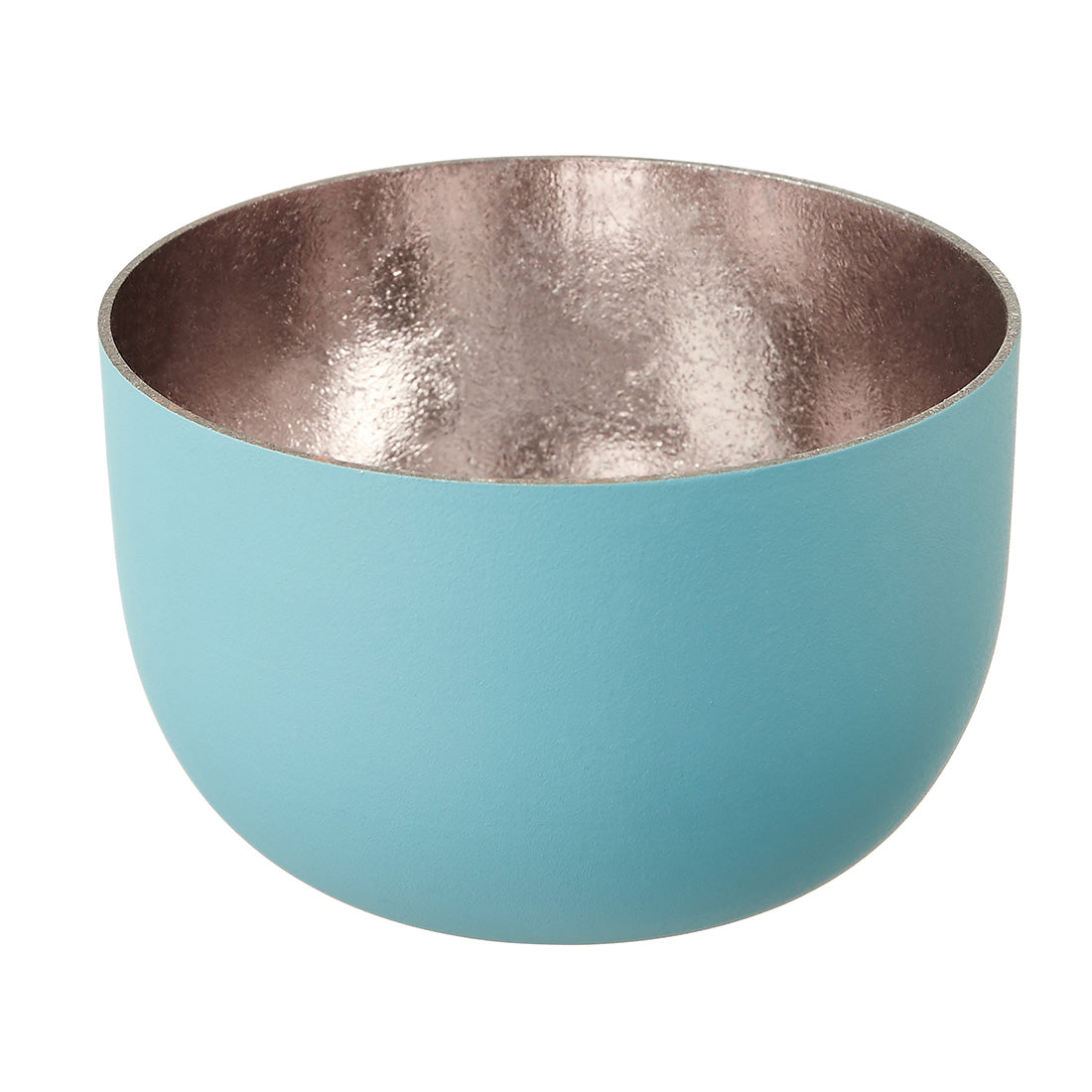 Windlicht MADRAS klein - 75843 - powder blue/roségold