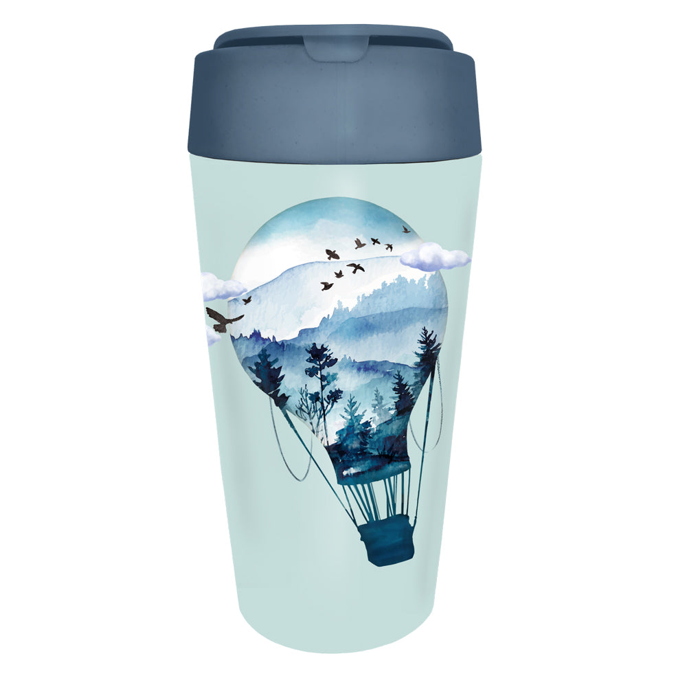 To-Go Becher bioloco von chic.mic, 420 ml - air balloon