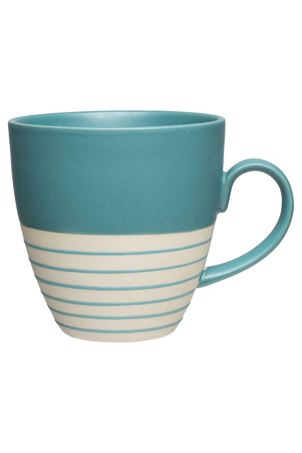 Tasse mit Relieflinien, diverse Farben