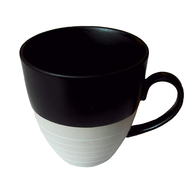 Tasse mit Relieflinien, diverse Farben
