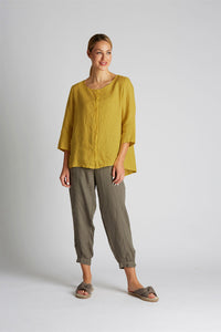 Kastige Leinenbluse | 1288-061