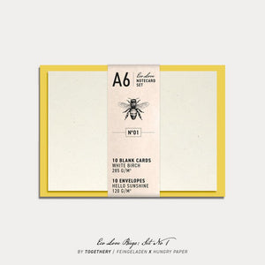 Eco Love Notecard Set Biene -  Nr. 01